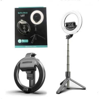 6 inch LED Selfie Ring Light with Tripod Stand and Phone Holder