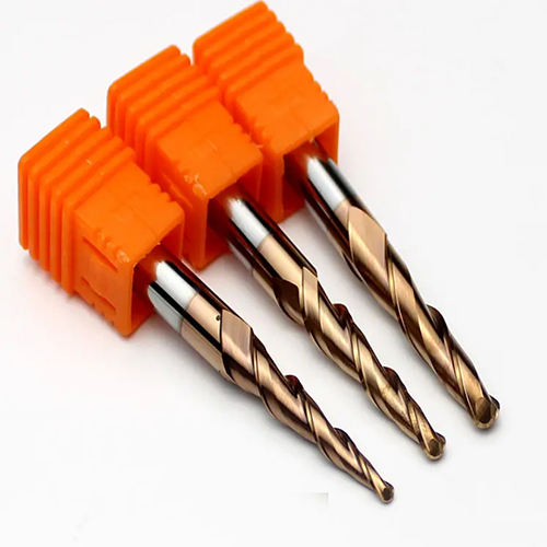 Hot Selling CNC Router Bit 2 Flute 4/6/8/10/12mm Durable Carbide Taper Ball Nose End Mill Wood Roughing Metal Milling Cutter