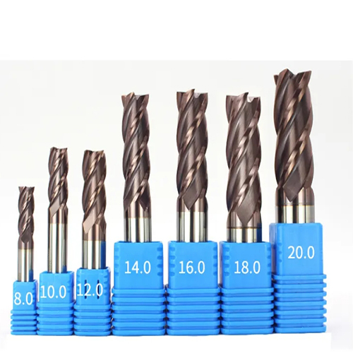 Carbide End Mill 4 Flutes End Mill Cutter Flat Carbide Milling Cutter Cutting Tools