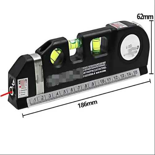 Laser level with infrared mini-level, portable and practical measuring tool for decoration